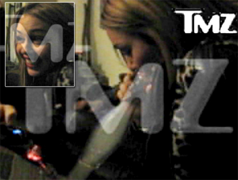 Video of Miley Cyrus smoking a bong, filled with salvia