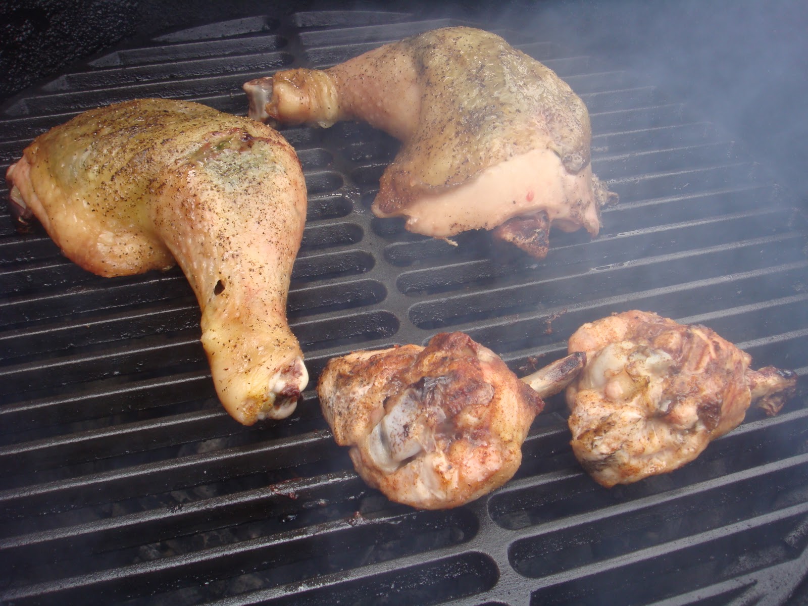 big green egg chicken leg quarters