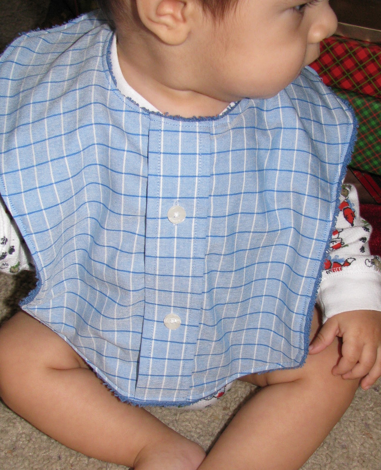 Andypandy, Jackydandy Bib from Dad's Shirt.