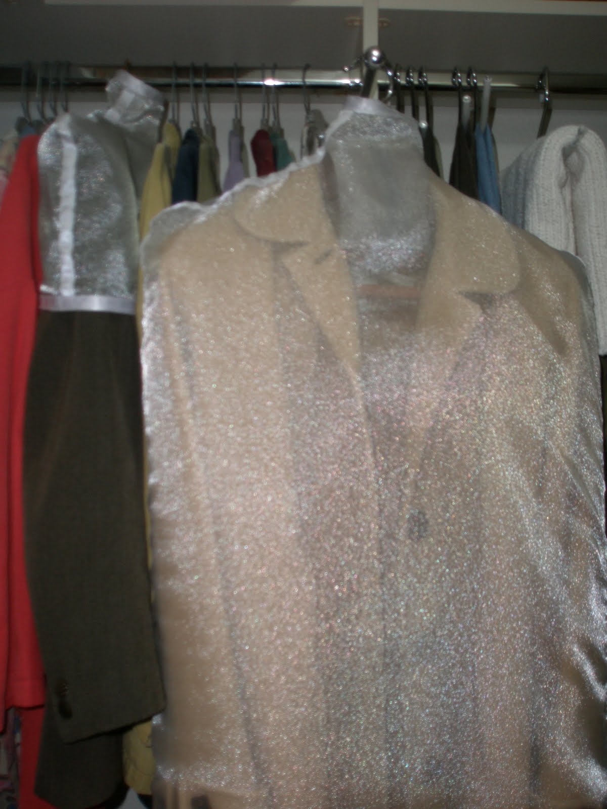 Malka In The Closet HANGER CLOTHING COVERS PROTECTORS!
