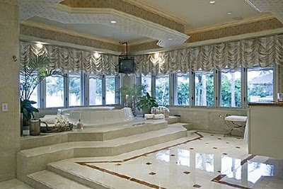 shaquille house neal bathroom celebrity miami florida shaq remodeling bath luxury big homes bathrooms travolta massive inspiration john inside houses