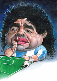 we find Diego Maradona on
