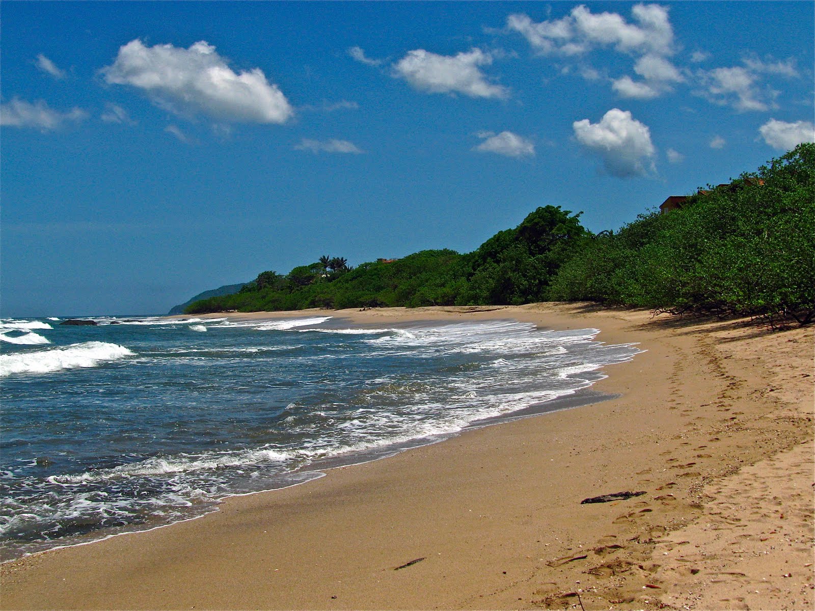 Tamarindo, Costa Rica Daily Photo Langosta Beach at high tide