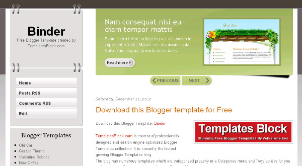 Best Blogger Templates Best Personal Blogger Templates