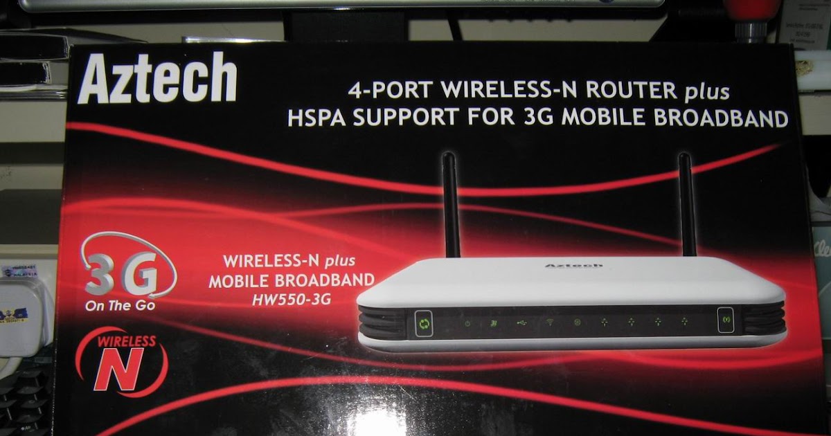 Brandon Chew Lifestyle Aztech 3.5G Mobile Wifi Modem