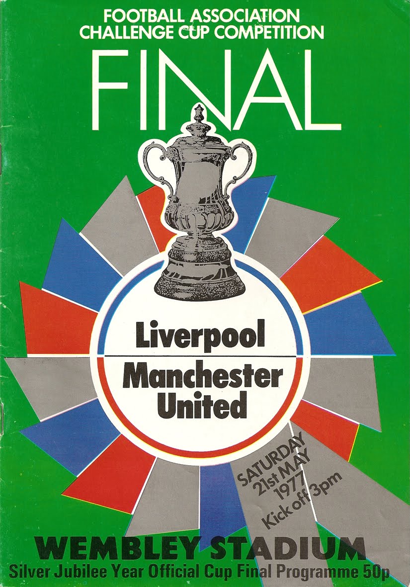 THE VINTAGE FOOTBALL CLUB FA CUP FINAL 1977. Manchester United vs