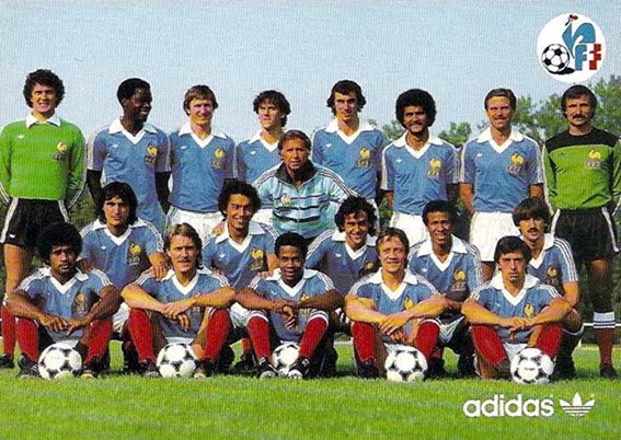 THE VINTAGE FOOTBALL CLUB FRANCE 1981.