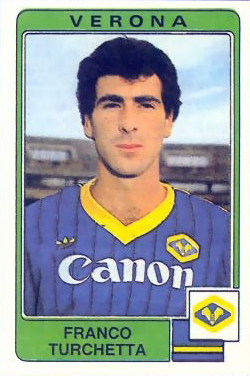 THE VINTAGE FOOTBALL CLUB HELLAS VERONA 198485. By Panini.