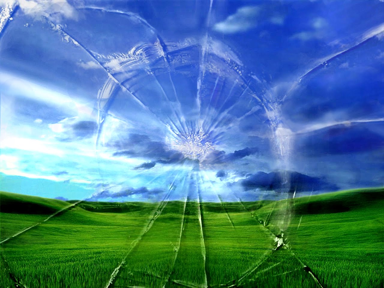 broken xp wallpaper