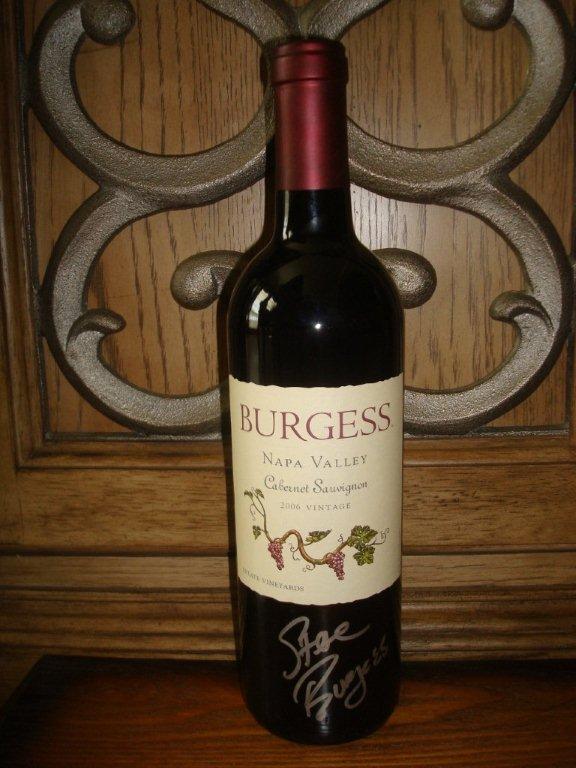 Wine Thoughts Steve Burgess Of Burgess Cellars At The