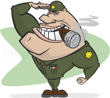 Army Cartoon Major Army Cartoon Major