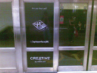 Creative Ads @ Dhoby Ghaut MRT