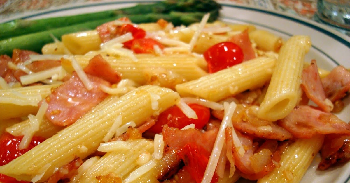 Mennonite Girls Can Cook Pasta with Canadian Bacon