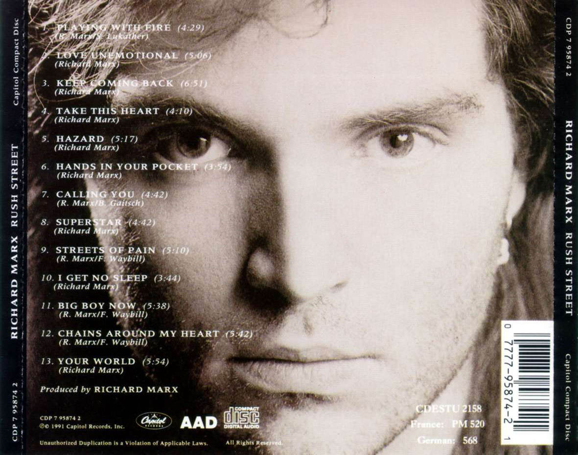 Richard Marx: Rush Street - Music on Google Play