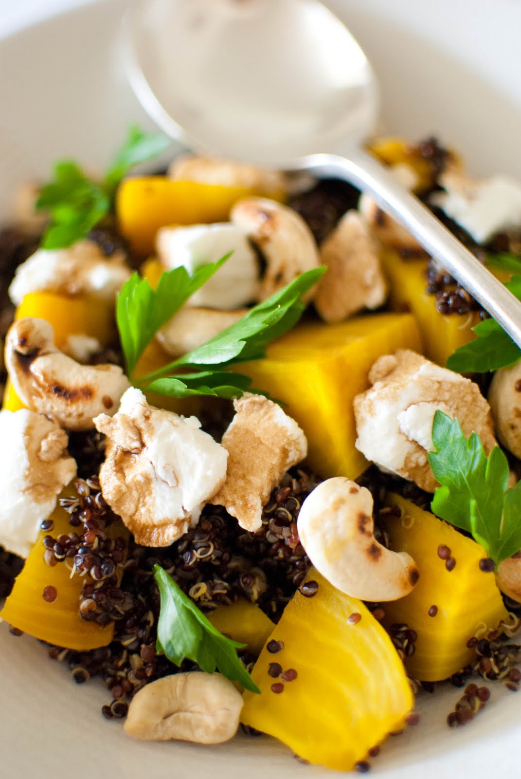 Scandi Home Quinoa with Golden Beets and Goat Cheese