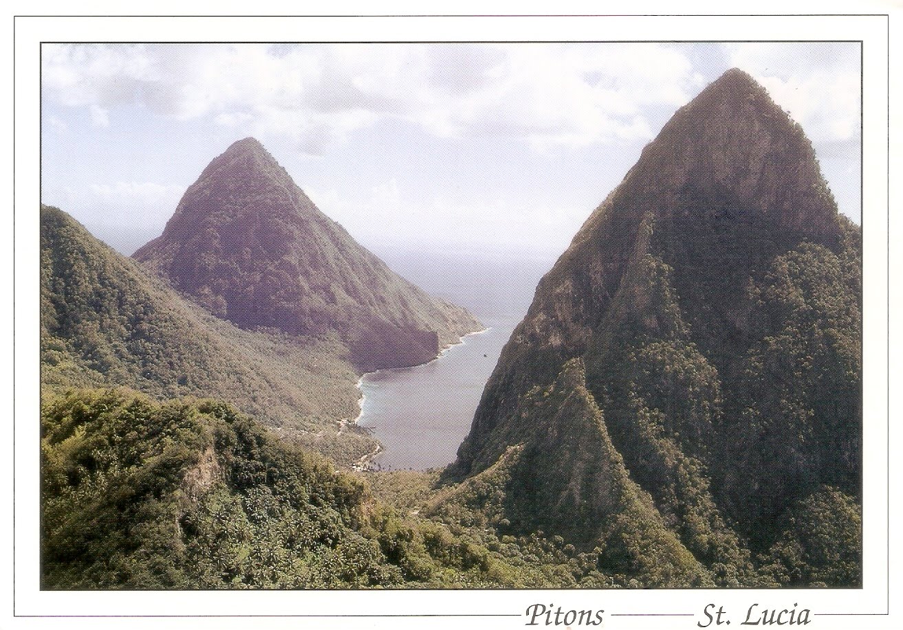 My UNESCO World Heritage Postcards Saint Lucia Pitons Management Area