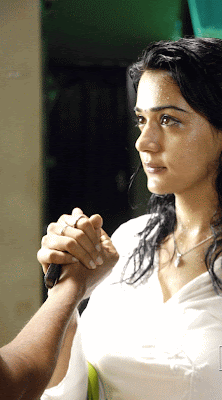 neha julka in tight white wet shirt, romantic scene