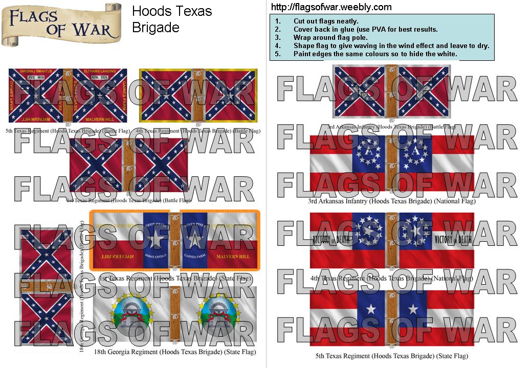 Flags of War 28mm American Civil War Flags added