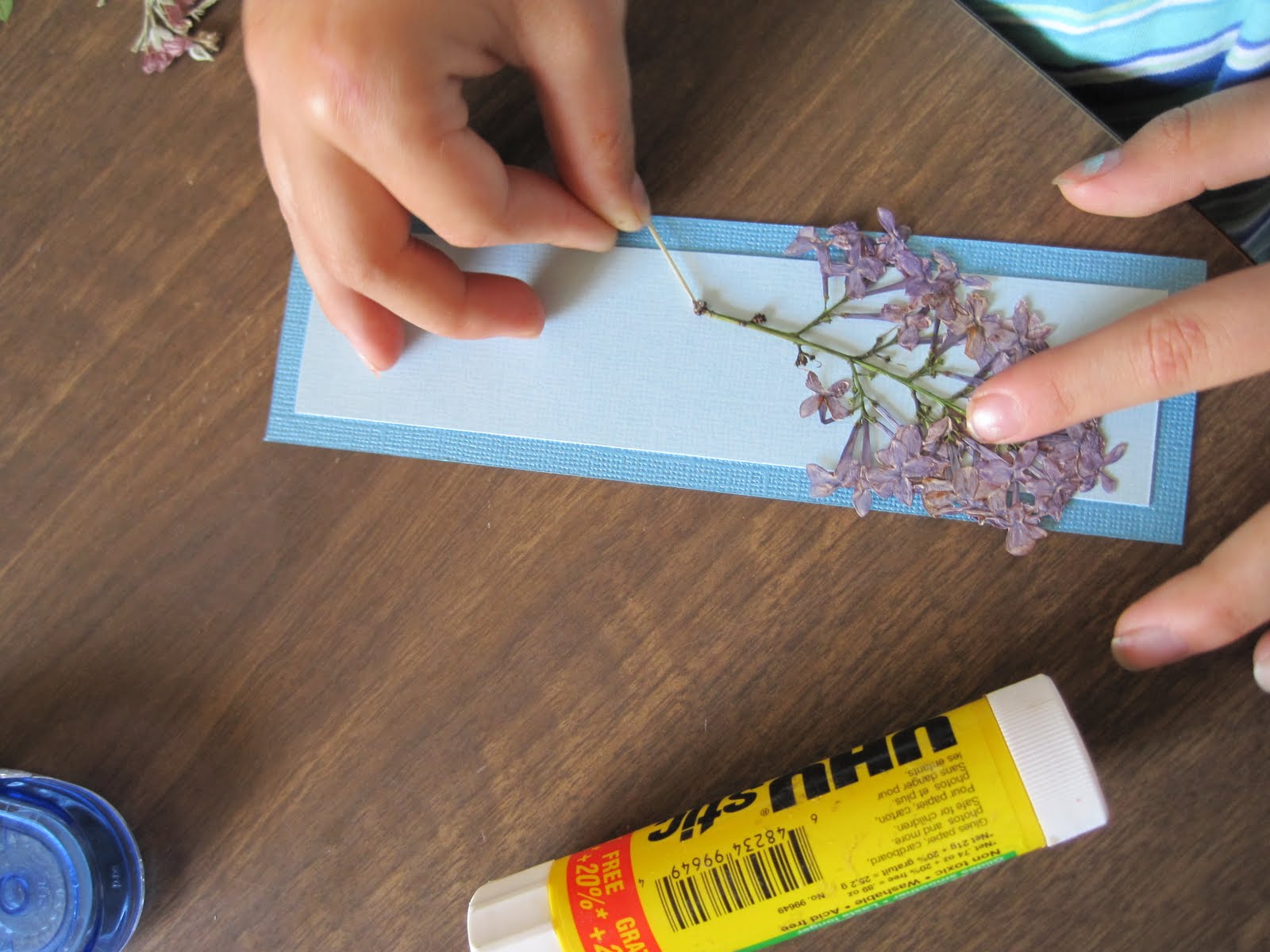 My Journey as a Homemaker Teachers Gift Pressed Flower Bookmark