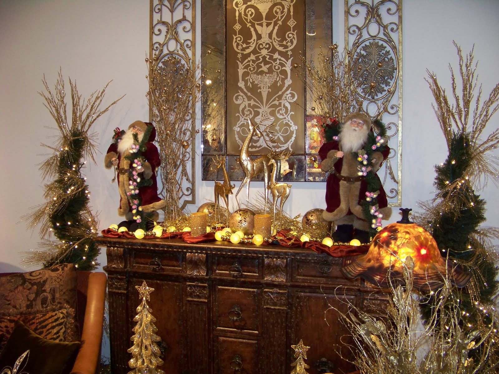 Holiday Tables - Thanksgiving & a Christmas Sideboard