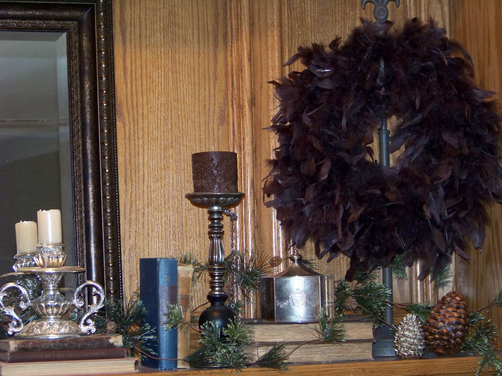 Silver Trappings: Thanksgiving Table and Mantel Decorations