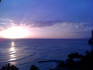 Sunset in Hawaii