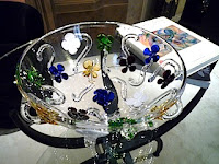 ダ・ドリアデでのガラス商品。