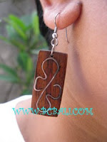jewelleries suppliers wooden earrings