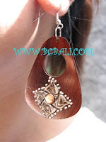 jewels wooden earrings