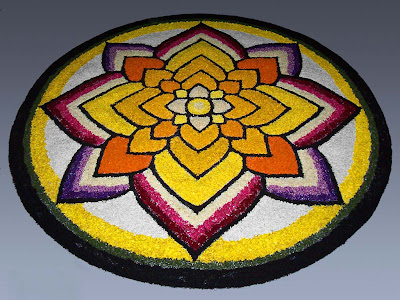 Rangoli Art Designs Flowers Patterns Backgrounds