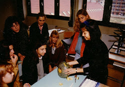 Pumpkin carving with students in Hungary