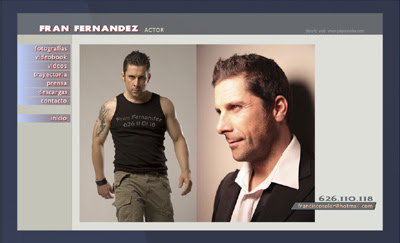 ver web del actor Fran Fernández