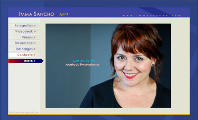visitar la web de la actriz Imma Sancho
