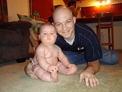 Rusty with his chunky boy in diaper