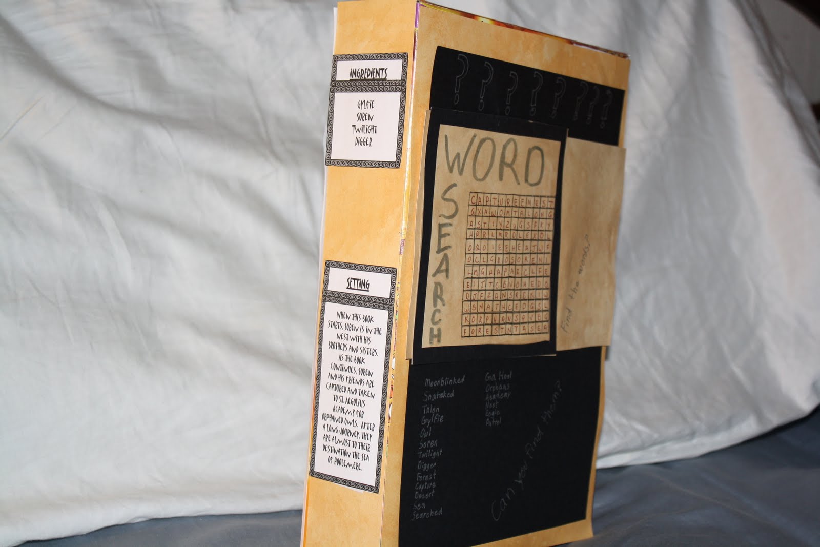 Myanderings Cereal Box Project