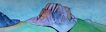 Mount Moran '09 Watercolor and Pen $170-