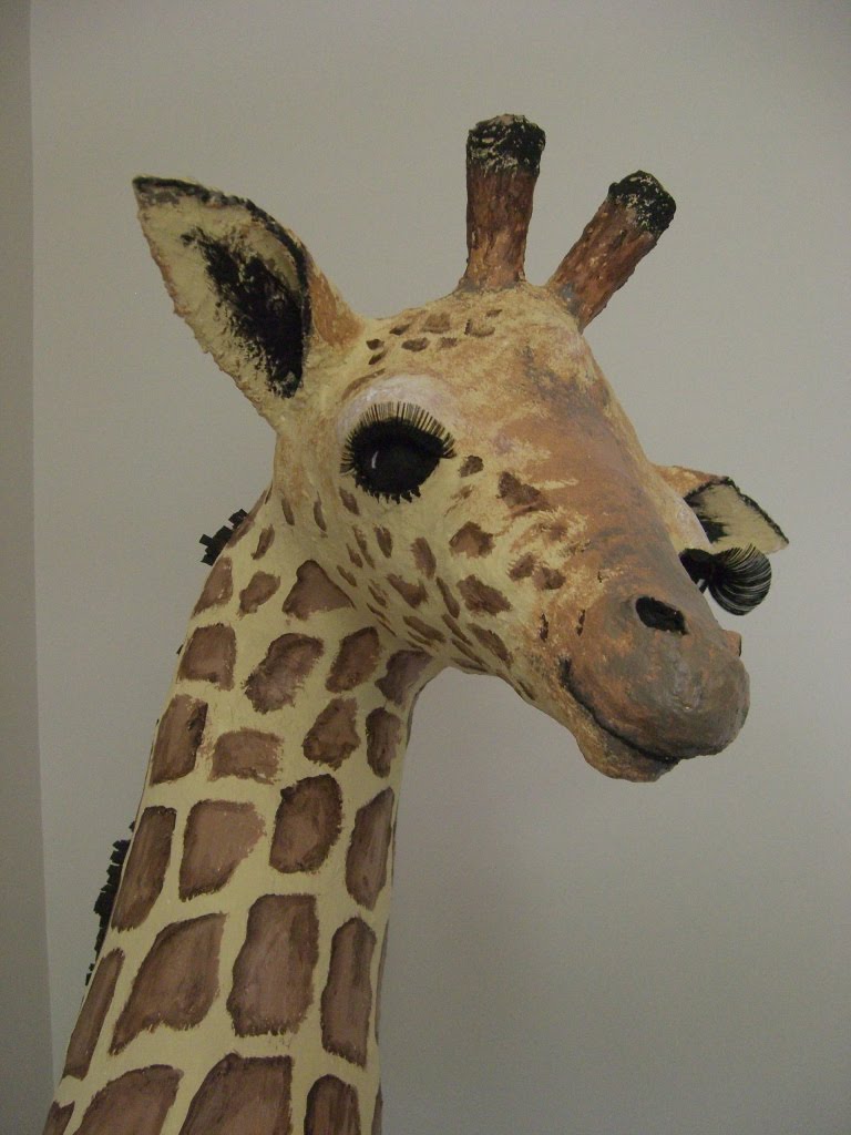 Art Dolls Paper Mache Giraffe completed!