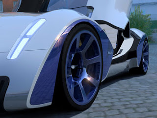 Paulin VR concept car futuristic for future