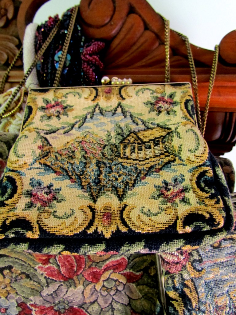Suziqu's Threadworks Vintage Tapestry Purses and Fabric Book