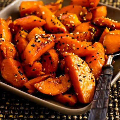 Orange glazed sweet potatoes recipes