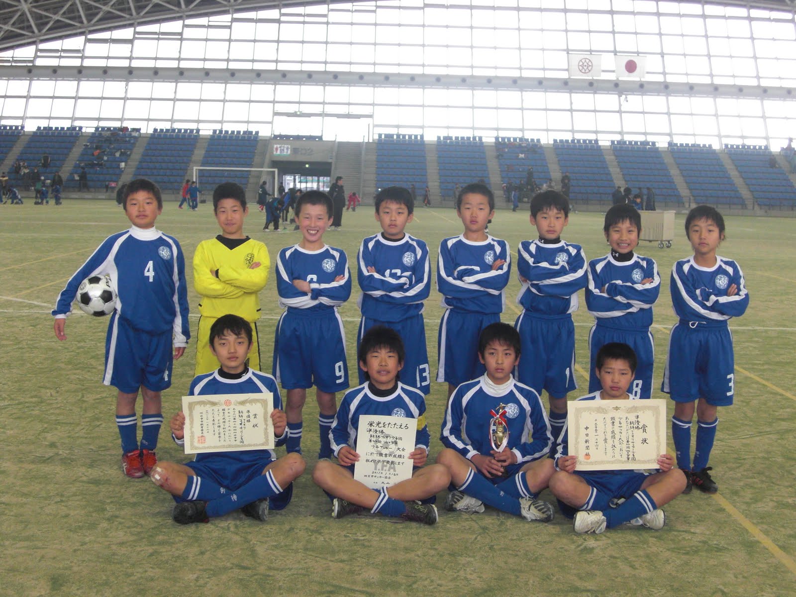 News 四日市市少年サッカー正月大会 準優勝