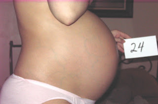 My Belly at 22, 23, and 24