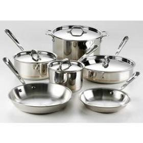 all clad copper core 10 piece