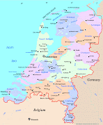 MAPA DE HOLANDA (netherlands map)