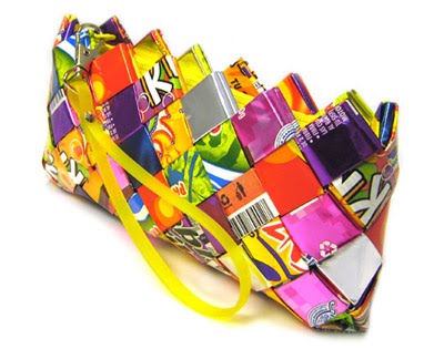 Patch Up Recycled Candy Wrapper Bag