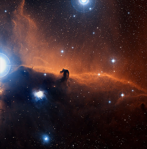 Barnard 33 in bright nebula IC 434, the Horsehead Nebula in Orion