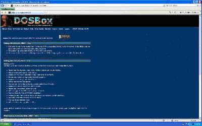 Dosbox homepage