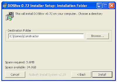 Dosbox installer