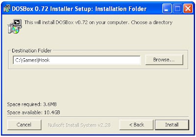 Dosbox installation program