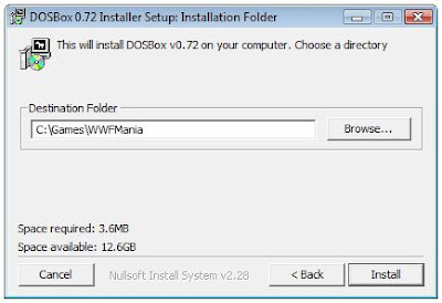 Dosbox install